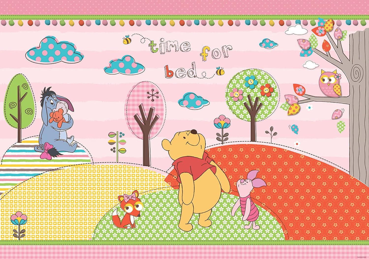 照片墙纸壁画 disney winnie the pooh 810 368cm (breit) x 254cm